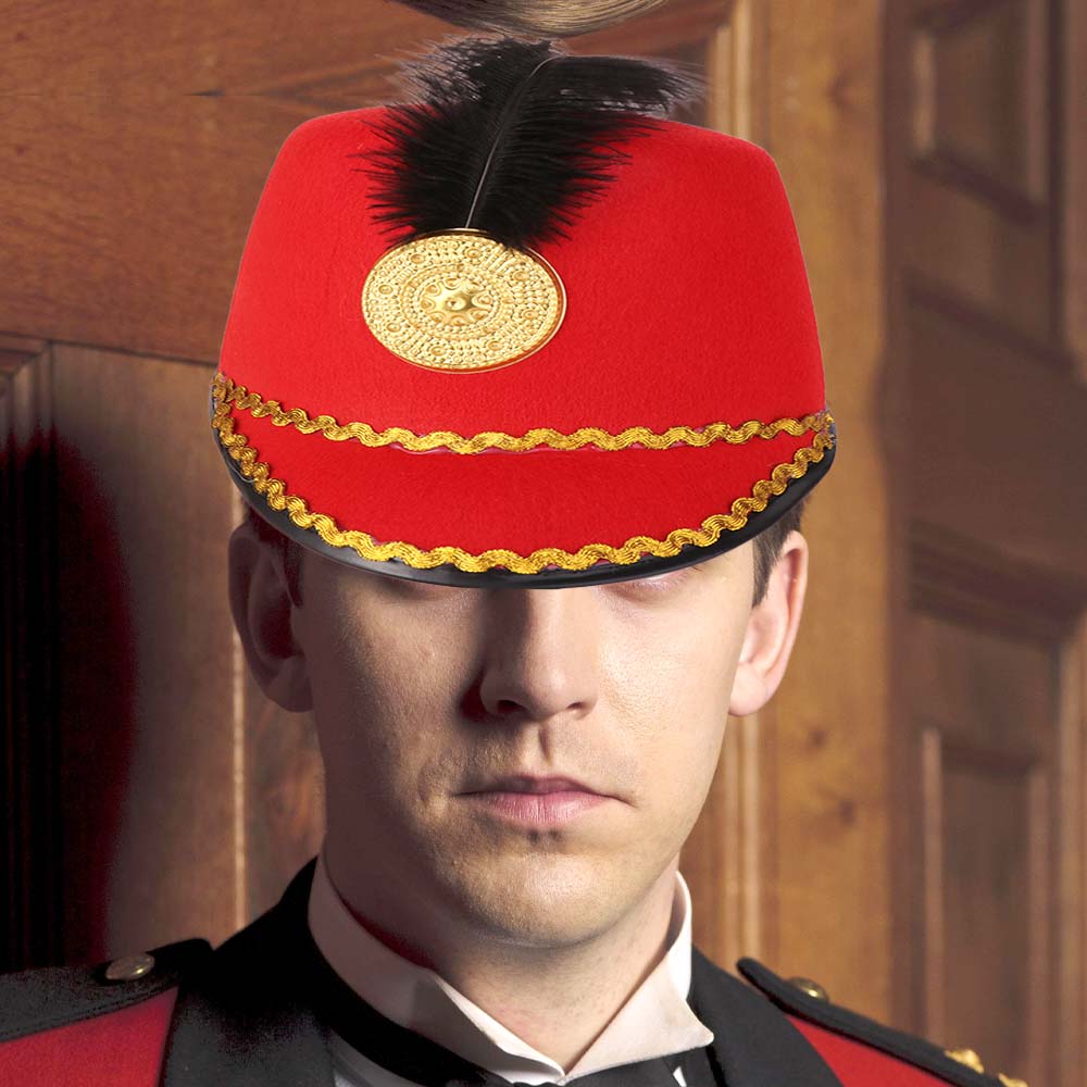 Sun Protection Uniform Hat Dress Up Drum Major Hat Marching Band Hat  Cosplay Carnival