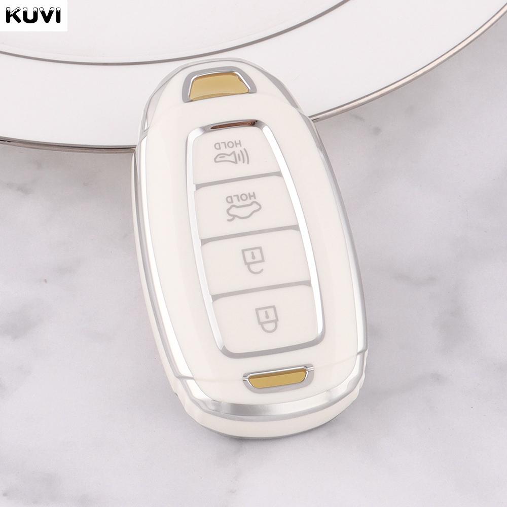 3 4 Buttons Tpu Car Key Cover Case Shell Fob For Hyundai I30 Ix35 Kona Encino Solaris Azera Grandeur Ig Accent Santa Fe Palisade