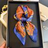 French Equestrian Simulation Silk Printed Silk Scarf Square Scarf Premium Shawl Sunscreen Neck Professional Scarf Headscarf Scarf