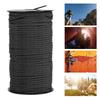 100m Outdoor Rock Parachute   Rope Survival Cord for   Hiking(Black)