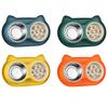 Double Dog Food Bowls - Stainless Steel Water Dish,2-in-1 Detachable Slow Feeder & Standard Bowl Extra-Large Capacity Dog