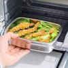 Food Grade Stainless Steel Lunch Box Vacuum Antibacterial Sealed 600/1000/1500ml Leakproof Bento Box for Office Workers