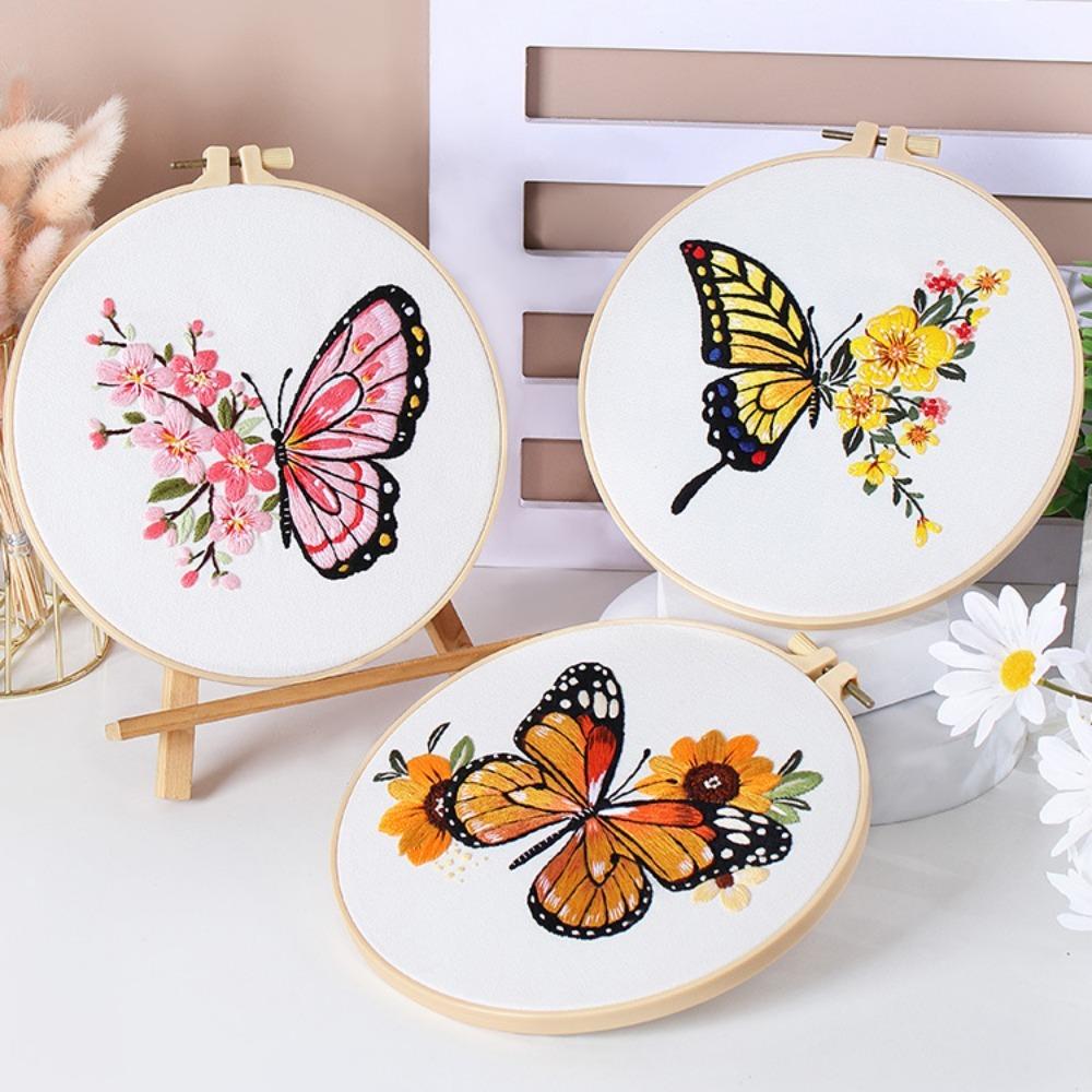 Handmade Cross Stitch Kit DIY Crafts Sewing Accessories Ornament Flower Embroidery  Home Decoration