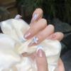 Xiaohongshu Handmade Red Floral Nail Art: Wearable, High-End Whitening Nail Tips Stickers
