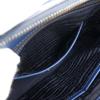 PRADA Galleria Tote Bag 2WAYShoulder Blue Safiano Women Used