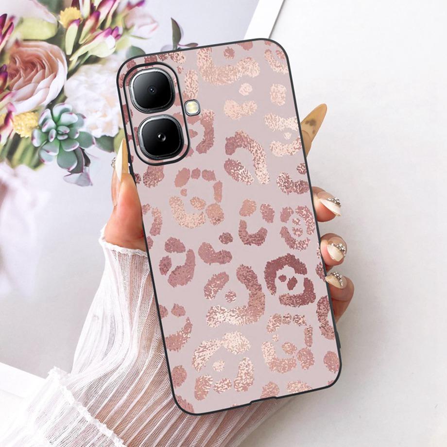 For Infinix Smart 20 4G X6840 Smart20 Phone Case Soft Black Silicone Cover Butterfly Dragon Cat Floral Painting Bumper Funda