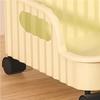 1pc Removable Organiser with Wheels - Ideal for Organising Books and Documents, Easy To Move Storage Basket