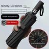 Fully Automatic Umbrella for Men, Rainproof and Sun Protection Umbrella, Large Folding Sun Umbrella for Women, Special Umbrella for Storm and Rain
