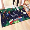 Home Christmas Front Door Porch Carpet Floor Mat Halloween Living Room Coffee Table Mat Bathroom Thick Non-slip
