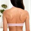 YOGA Naked Feeling Strappy Padded Sports Bras for Women - Fitness Workout Top Criss Cross Back Yoga sports Bras No steel ring