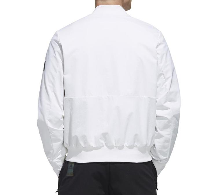 Adidas Jackets Men's White Baseball Collar Moderate Other FM9416