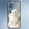 Lovely Cat Funny Phone Case For Samsung S25,S24,S21,S22,S23,S30,Ultra,S20,Plus,Fe,Lite,Note,10,9,5G Black Cover