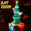 8.2FT Inflatable Christmas Tree Santa Claus Snowman Gift Box Toy Xmas Yard Decoration Festive Gift LED Lit Supplie Home Ornament