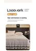 Thickened Taffeta Bed Skirt Set: Korean Style Lace Bedspread & Mattress Cover (3-Piece, Solid Color)