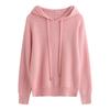 Women's Slim Fit Hooded Wool Cardigan Sweater - Knitted Long Sleeve Versatile Pullover Base Layer