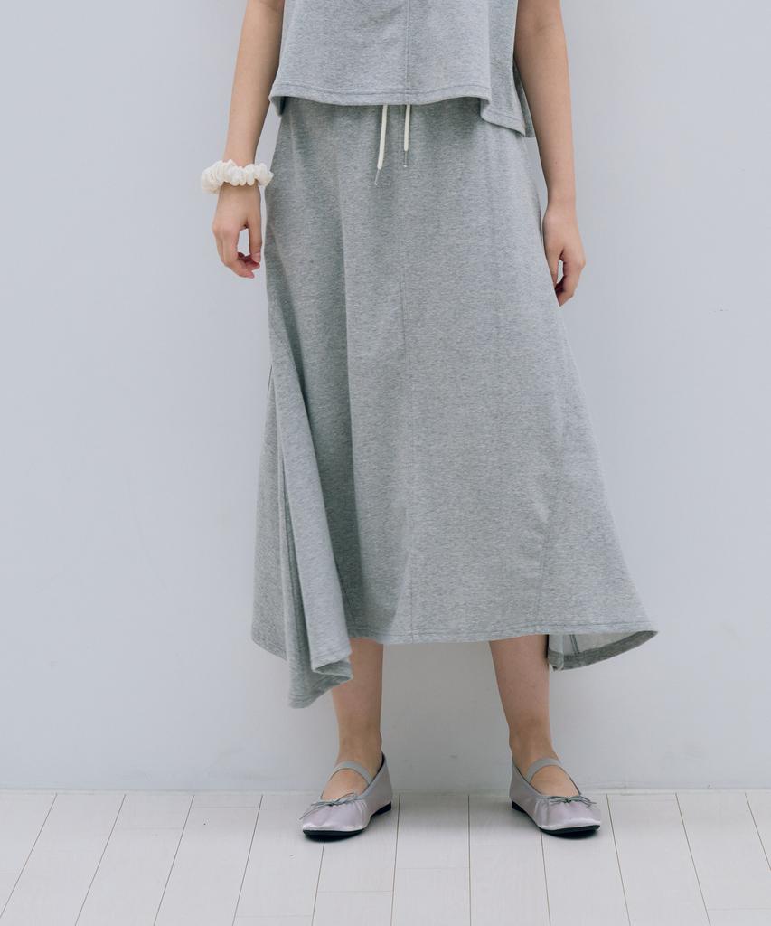Metapeo Met Daily Modern Long Skirt Daily Gray