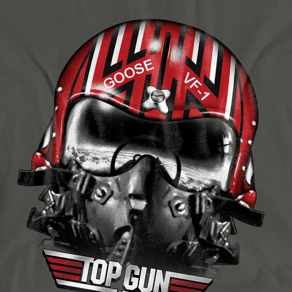 Top Gun Unisex Adult Goose Helmet T-Shirt