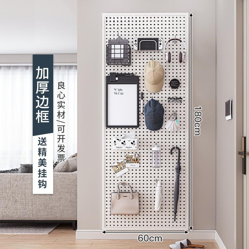 Kitchen Perforated Storage Rack, Wall-mounted Knife Rack, Chopstick Holder, No-drill Space-saving Organizer,Sturdy and Practical