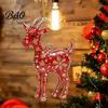 Hanging Decor for Party 2D Acrylic Goat Christmas Tree Ornament, Zodiac Pendant with Gold String, Year Holiday Ornaments of The Ornament 2027, Chinese