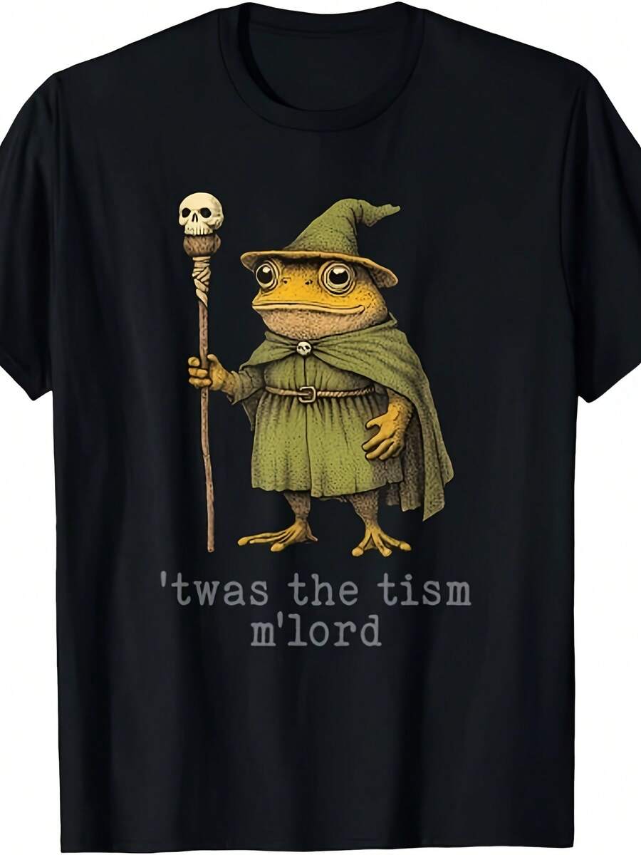 

Funny WizaFEI Frog Witch Unisex T-Shirt - Twist The Tism M LoFEI Graphic Tee XXXL