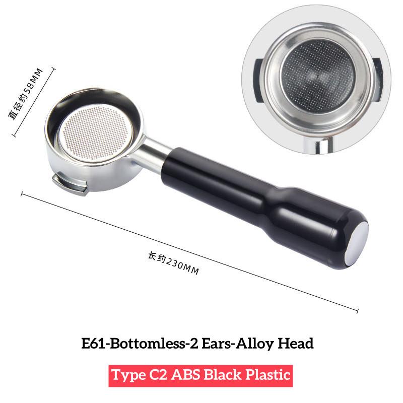 E61 Group head 58mm Filter Holder For Expobar FAEMA RANCILIO LACIMBALI Coffee Machine Spout Bottomless Portafilter Coffee Maker