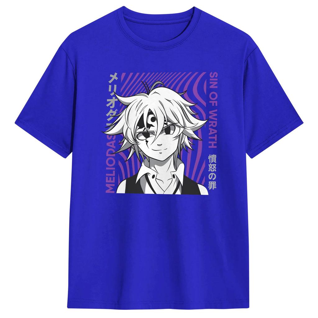 Nanatsu No Taizai Seven Deadly Sins TShirt Summer Harajuku TShirts Cotton ONeck Top Tees ShortSleeved Street Style Tops