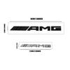 C200 E300 2026 Heiß 3D ABS Auto Heckklappe AMG Logo Abzeichen Aufkleber Buchstaben Aufkleber Auto Zubehör Für Mercedes Benz A B C E G CLA Klasse