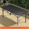 Portable Outdoor Folding Table and Chairs Set - Compact Egg Roll Design for Camping and Picnics