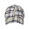 EMIS MULTI COLOR CHECK BALL CAP-BEIGE