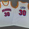 Saison 25 Warriors Curry Kinder-Basketballtrikot - Klassisch Weiß