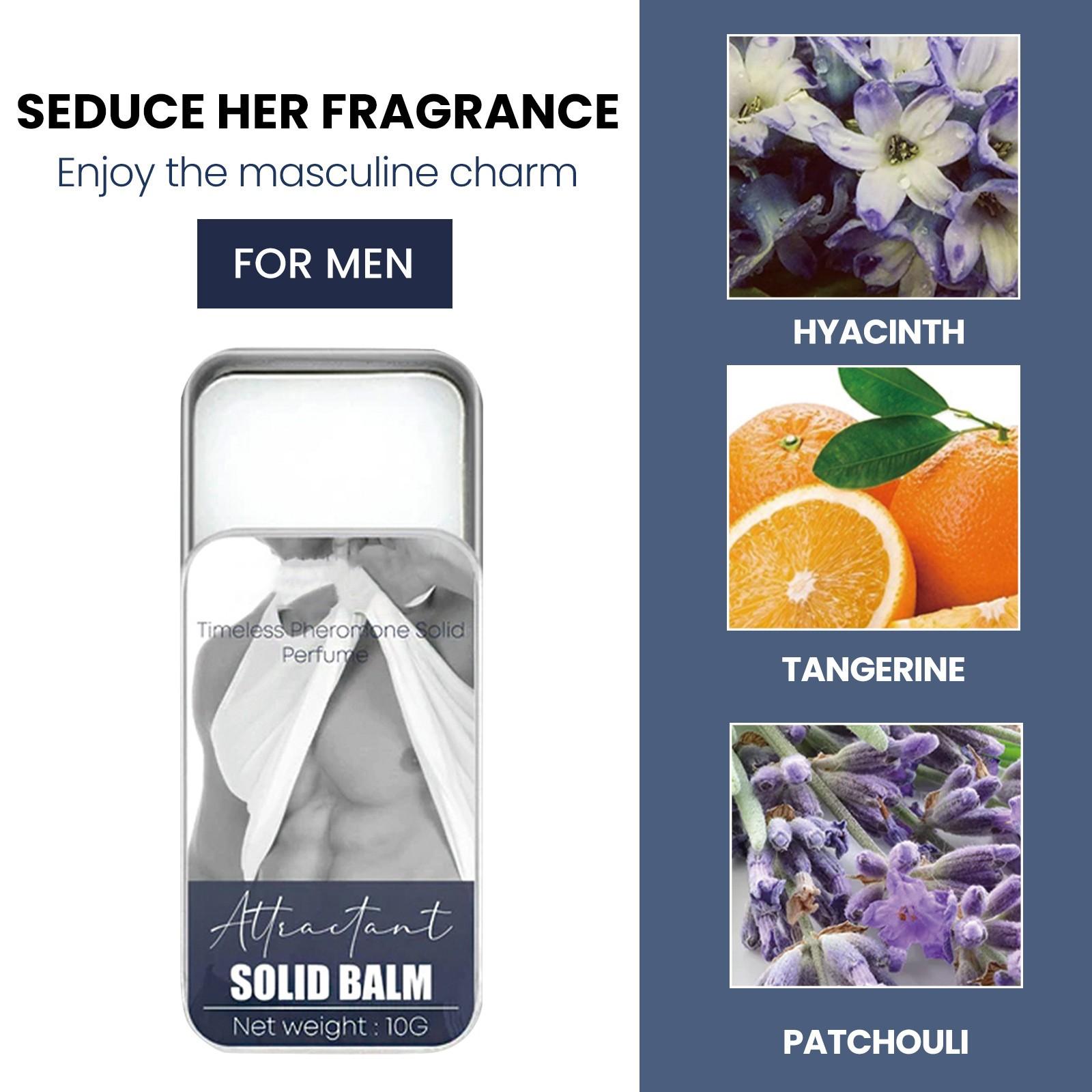 Твердый парфюмированный бальзам твердый бальзам аттрактант аттрактант портативный компактный для пополнения в любое время идеальный подарок для женщин и мужчин 1 шт One Size