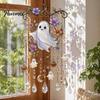 Festive Party Supplies for Halloween Acrylic Wind Chime Pendant, Crystal Suncatcher Hanging Ornaments, Decorative Romantic Breeze Balcony Window