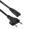 Kabel zasilający do PC ósemka Akyga AK-RD-02A IEC C7 - CEE 7/16 Europlug 3.0m