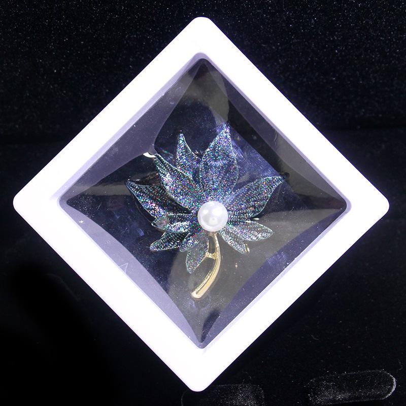 Exquisite Pearl Scarf Buckle: Rhinestone Butterfly Brooch & Bow