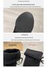 Women's 2025 New Korean Style Over-the-Knee Round Toe Chunky Heel Lace-up Boots Fashion