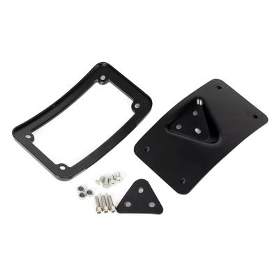 Water Resistant Stylish 3 Hole Motorcycle License Plate Frame Mount Bracket for  Enhancing Vehicle Appearance