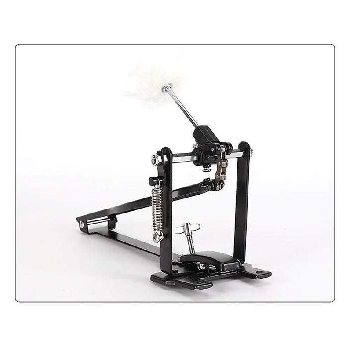 1 Stück einzelnes Fußpedal mit Trommelwollschlägel, Einzelkettenantrieb, Schlaginstrumente, Ersatz für Schlagzeug-Musikliebhaber