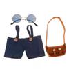 1PC Doll Clothes Dress Glasses Bags for 30cm Duck Plush Dolls Accessories