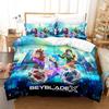 3D Print Anime Beyblade Bedding Set Duvet Cover Comforter King Queen Twin Size Boys Girls Adults