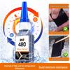 480 Toughened Impact-Resistant Black Cyanoacrylate Adhesive for Metal, Rubber, and Plastic - Strong, Fast-Drying, Multi-Functional Glue.