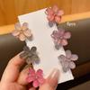 6 Färgglada Små Blomma Hårklämmor Söt Koreansk Stil Mode Hårspännen Lämpliga för Daglig Användning Håraccessoarer