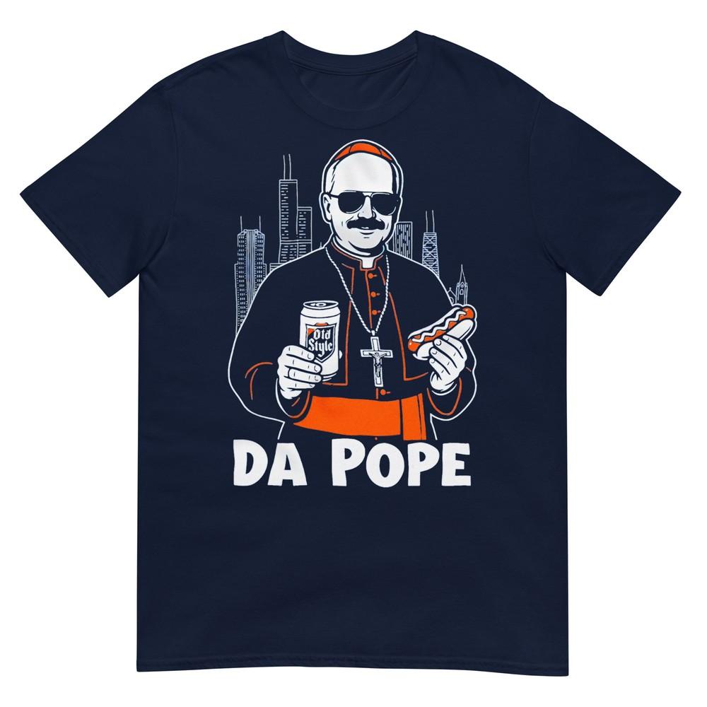 Da Pope From America Chicago Pope Leo Xiv Provost Tshirt S
