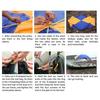 Universal  Boat Canopy with UV Protection Portable Fishing Tent Sun Rain Shelter for Rubber Dinghy Water Sports