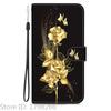 Elegante Portafoglio Colorato con Fiore Custodia per Telefono per Samsung Galaxy A27 5G SM-A276 A 27 Copertura in Pelle Flip Magnetica Carino Modello 3D Capa