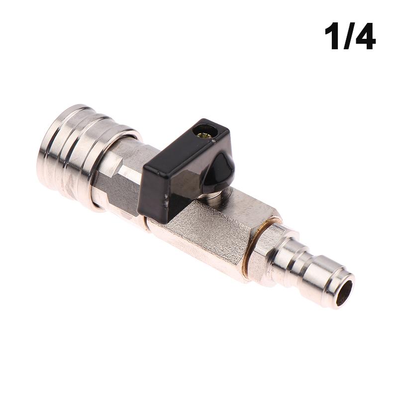 High Pressure Washer Ball Valve With 3/8 Or 1/4 Inch Quick Connector For Water Pumps Tanks Faucet Washer Hose Water Flow Switch