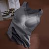 Graphene DE Velvet Heated Vest Elastic Fabric V-Neck Design 3D Seamless Cup Warm Inner Layer Bottoming Tops Autumn Winter Innerwear