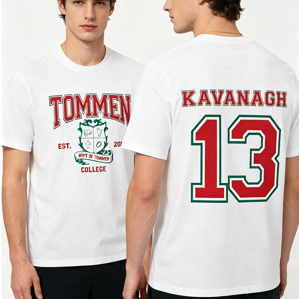 T-shirt Boys of Tommen Tommen College Kavanagh 13 Maglietta Regalo per Amante dei Libri Cotone Puro di Alta Qualità T-shirt Unisex Abbigliamento Casual