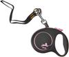 Flexi Black Design Cord XS (Under 8kg), 3m, Pink [Dog Lead]