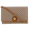 Old Celine Shoulder Bag Macadam 2-way Clutch Beige PVC/leather Women Used