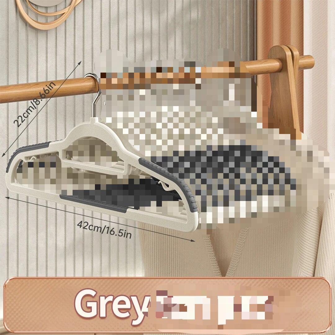 

10-1 шт. вешалки для одежды бытовые нескользящие вешалки для общежития спальня специальное хранение вешалки для одежды без следов 10pcs серый